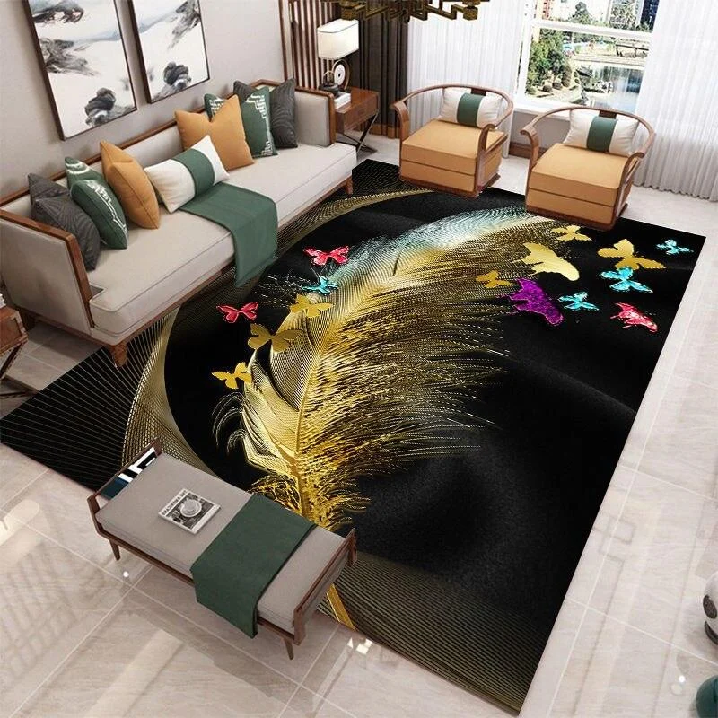 Deer_Butterfly_Gold_European_Carpet_Living_Room_Rugs_Decor_-_-4177662 Deer Butterfly Gold European Carpet Living Room Rugs Decor -