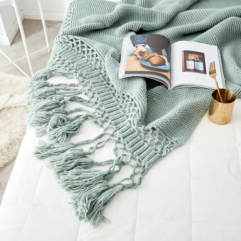 Deluxe_Knitted_Tassel_Throw_Blanket_-_-_tag1_-4193667 Deluxe Knitted Tassel Throw Blanket - - #tag1#