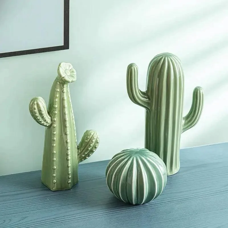 DesertChic - Ceramic Cactus Ornament -