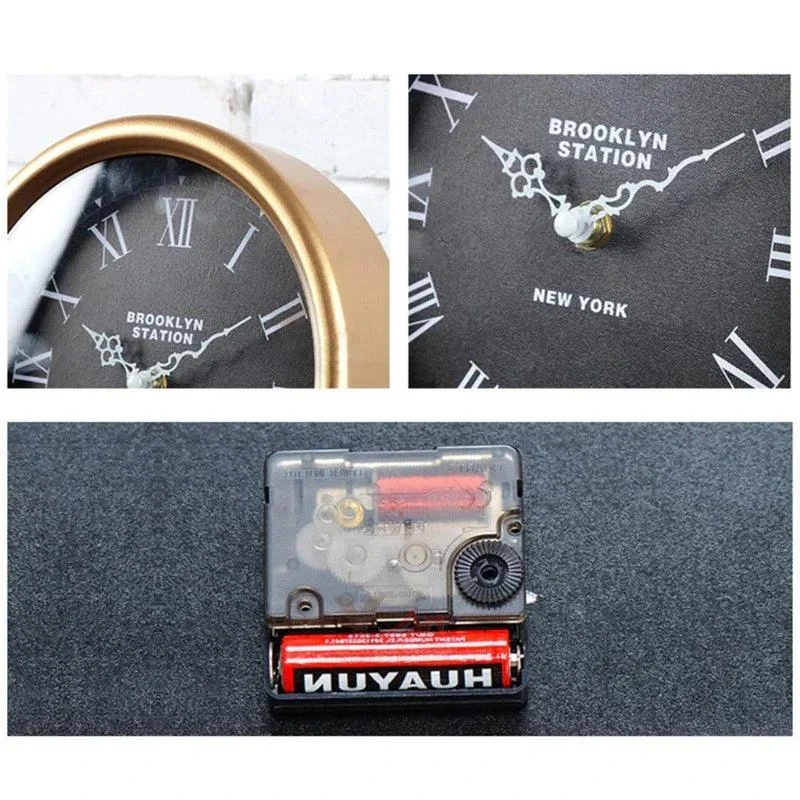 Desk_clock_-_Table_clock_-_Retro_design_-_Decoration_-_Metal_-_26.5x26.5x7cm_-_-_tag1_-4198732 Desk clock - Table clock - Retro design - Decoration - Metal - 26.5x26.5x7cm - - #tag1#