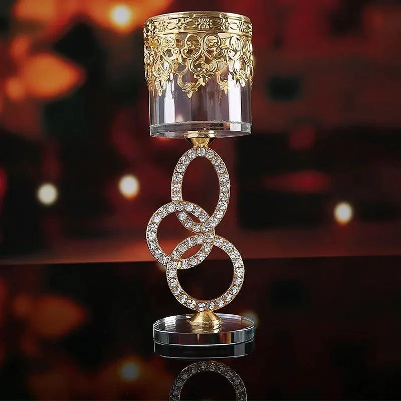 Diamond Ring Candle Holder -
