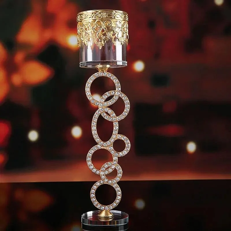 Diamond Ring Candle Holder -