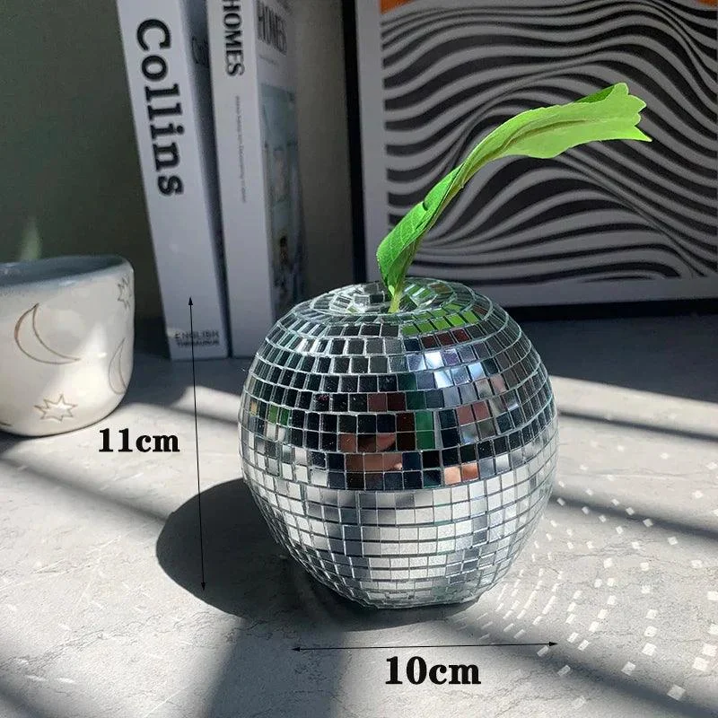 Disco Banana Apple Aesthetic Mirror Reflective -