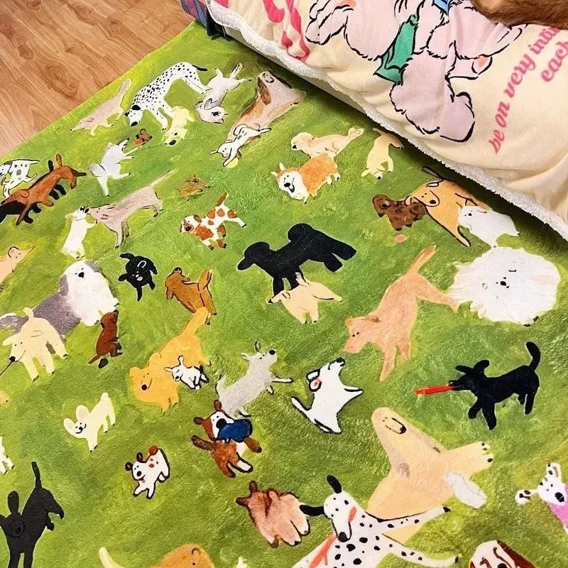 Dogs_Park_Day_Rug_-_-4179821 Dogs Park Day Rug -
