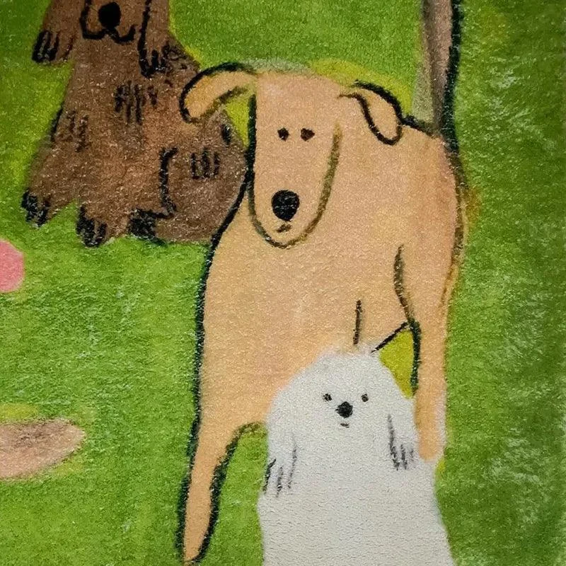 Dogs_Park_Day_Rug_-_-4179826 Dogs Park Day Rug -