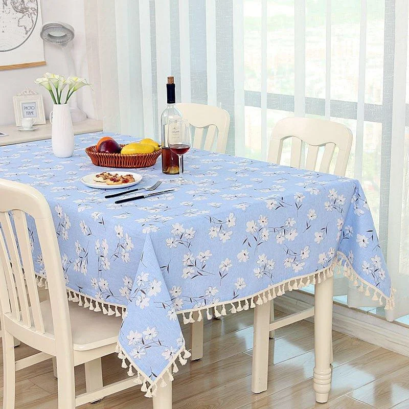 Dot_Plaid_Linen_Tablecloth_with_Tassels_-_-4179929 Dot Plaid Linen Tablecloth with Tassels -