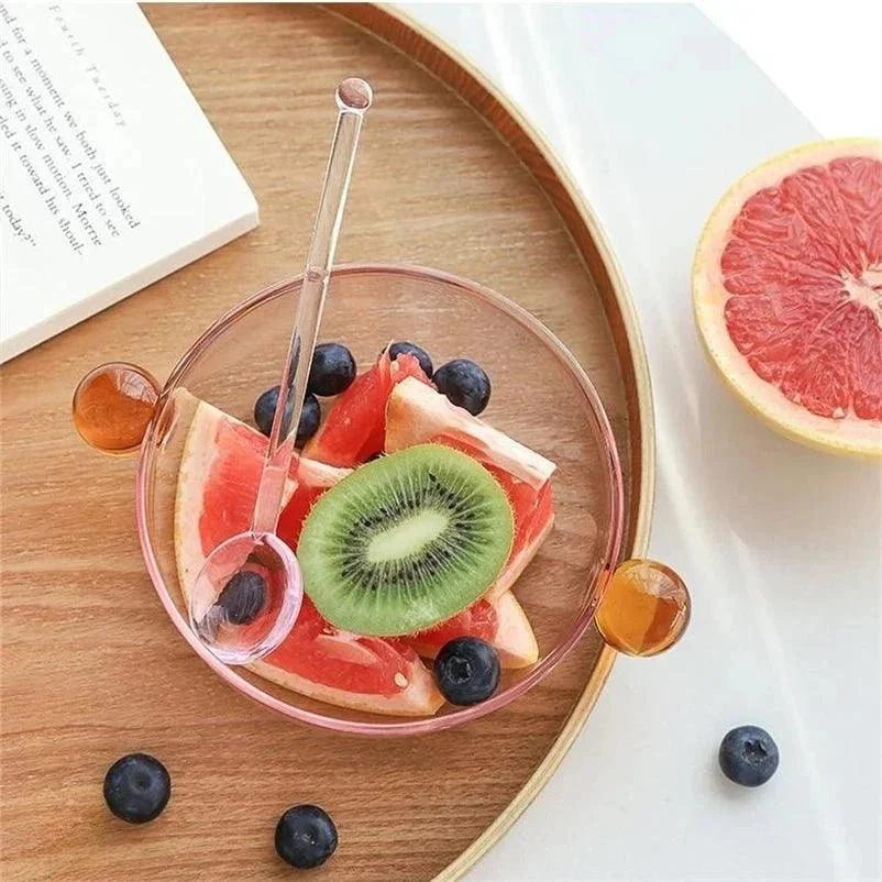 Double_Ball_Handled_Coloured_Glass_Bowl_-_-_tag1_-4202687 Double Ball Handled Coloured Glass Bowl - - #tag1#