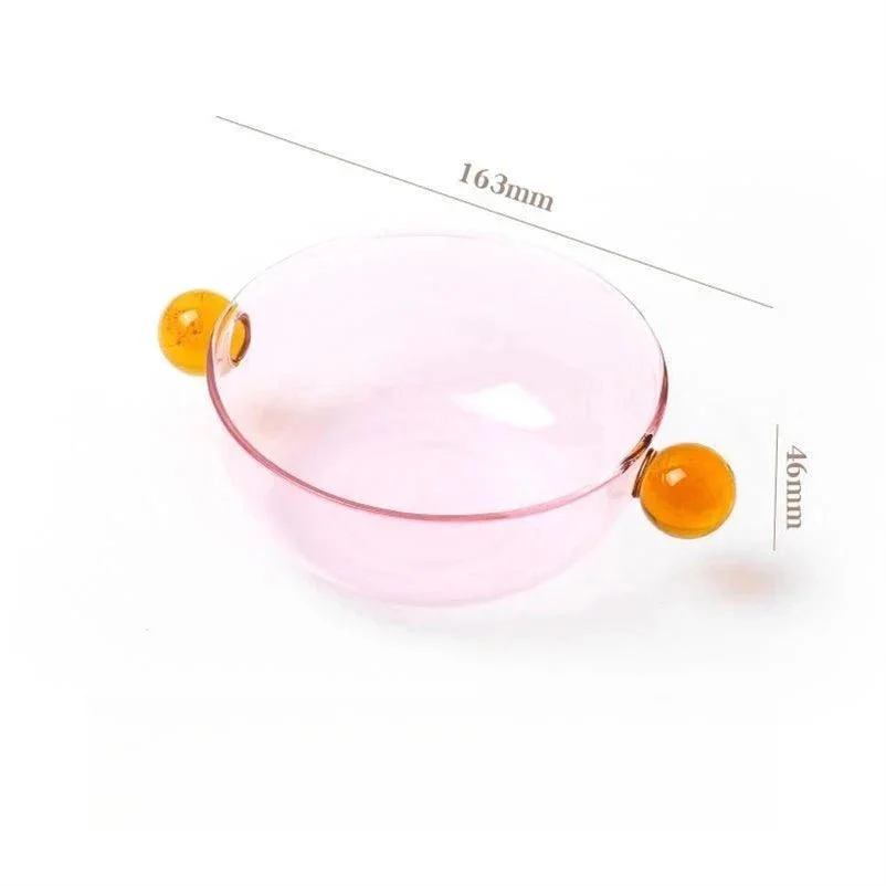 Double_Ball_Handled_Coloured_Glass_Bowl_-_-_tag1_-4202698 Double Ball Handled Coloured Glass Bowl - - #tag1#