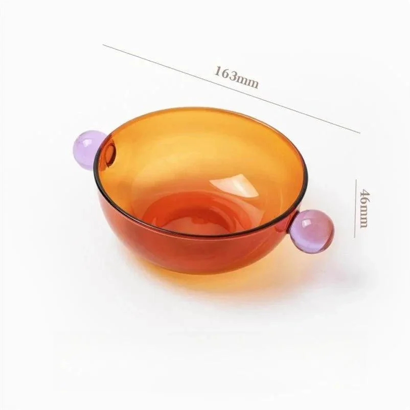 Double_Ball_Handled_Coloured_Glass_Bowl_-_-_tag1_-4202703 Double Ball Handled Coloured Glass Bowl - - #tag1#