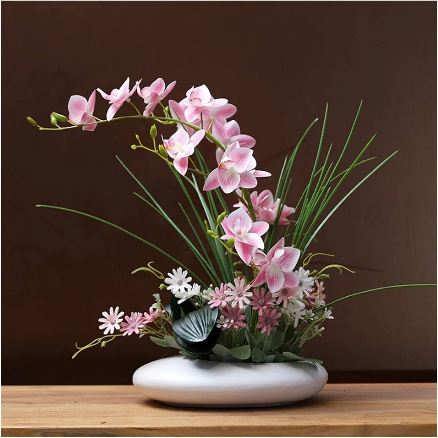 Dove_Ceramic_Vase_with_Orchid_-_-4180244 Dove Ceramic Vase with Orchid -