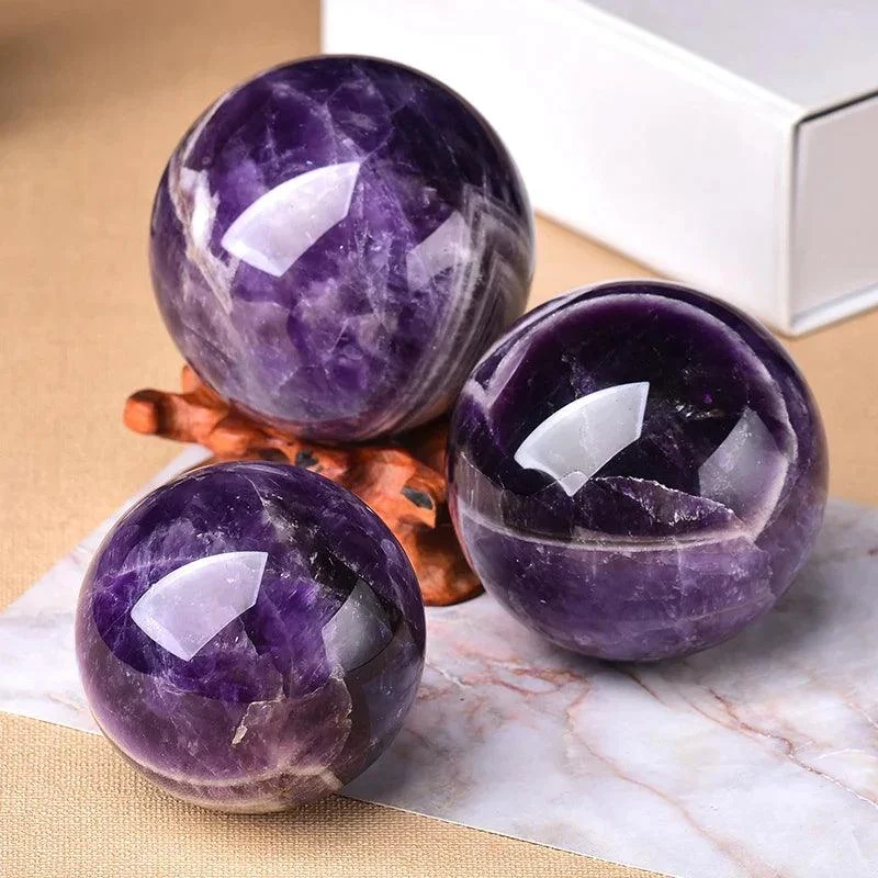 Dream Amethyst Healing Sphere: Exquisite Souvenir -
