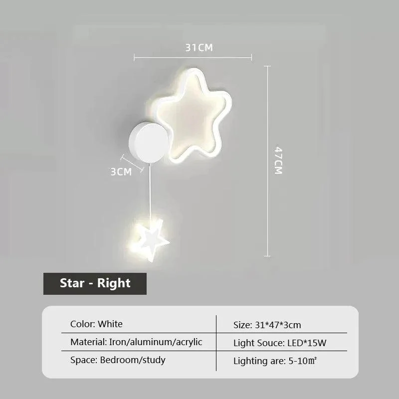 Dreamscape - Cloud Star Moon wall light -