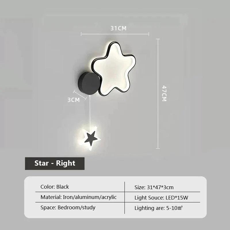 Dreamscape - Cloud Star Moon wall light -
