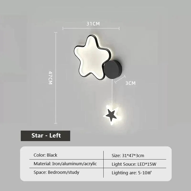 Dreamscape - Cloud Star Moon wall light -