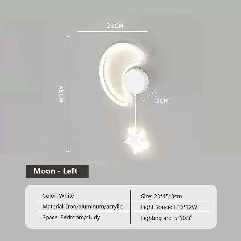 Dreamscape - Cloud Star Moon wall light -