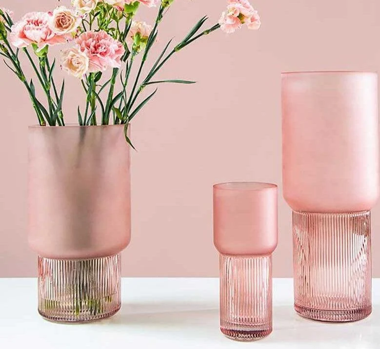Dreamy_Aesthetic_Pink_Frosted_Glass_Vase_-_-4180432 Dreamy Aesthetic Pink Frosted Glass Vase -
