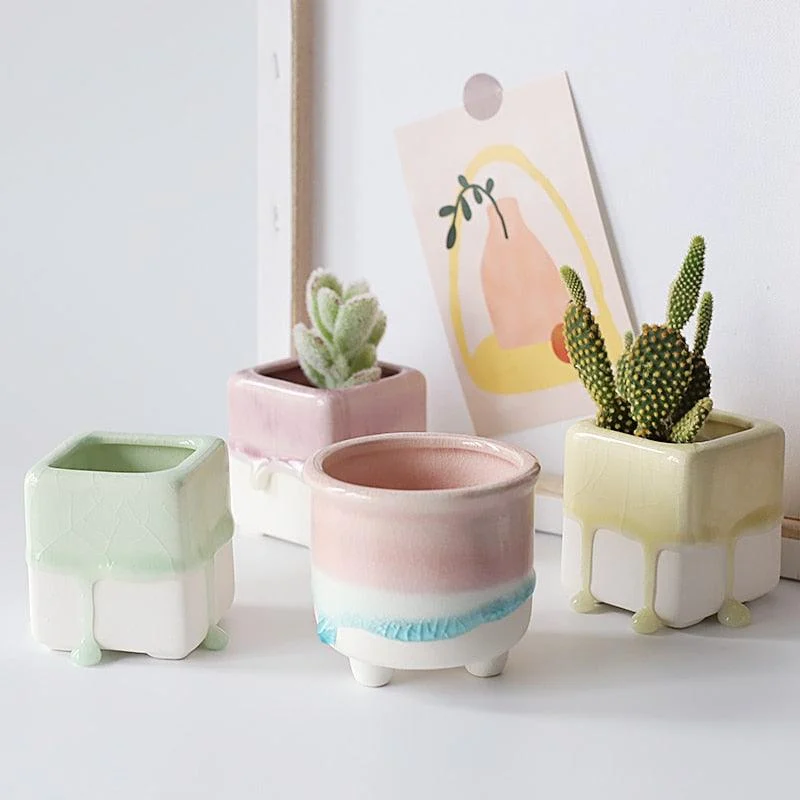 Dripping Candy Planters -