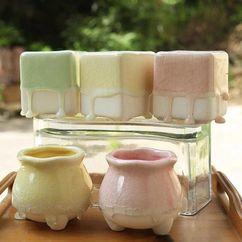 Dripping Candy Planters -