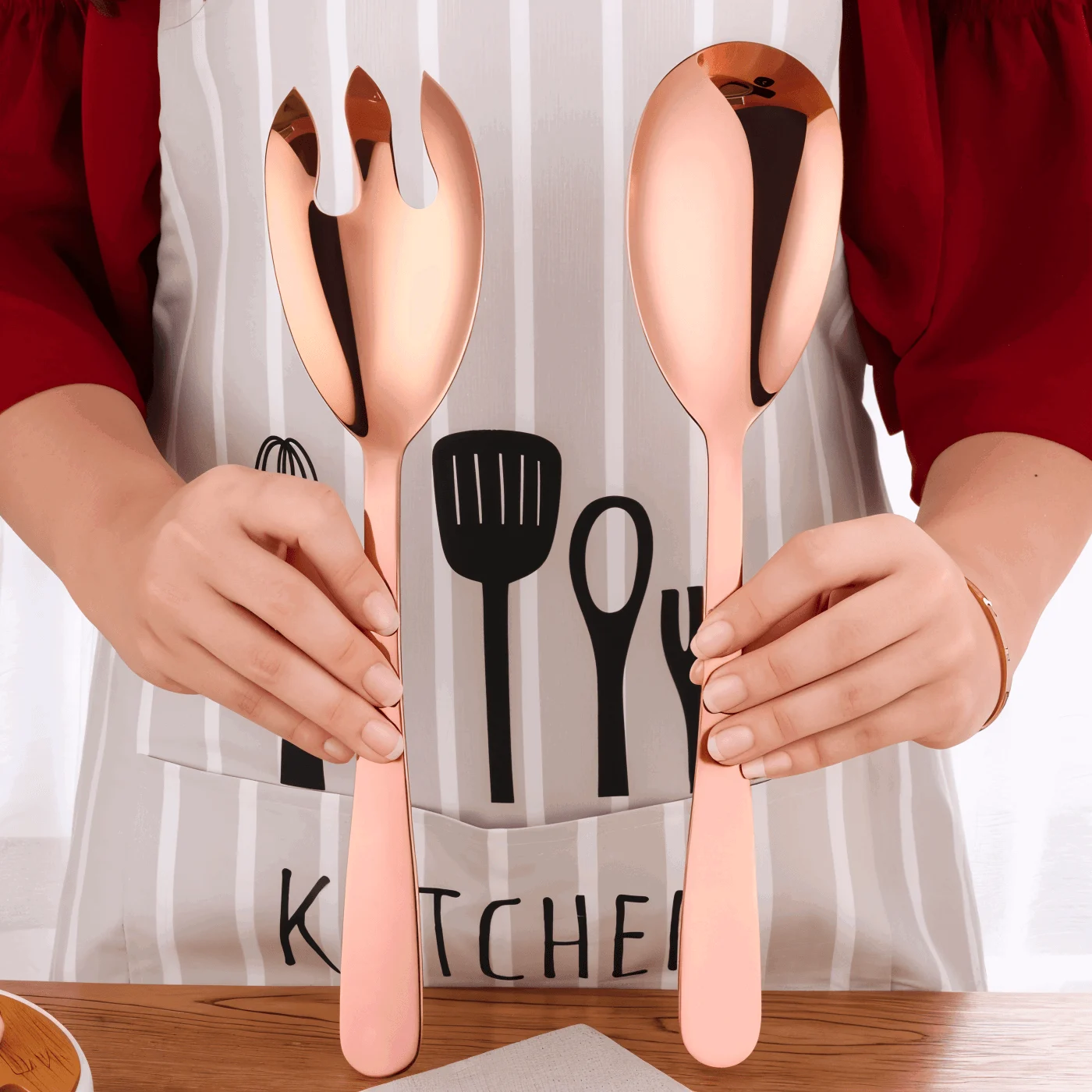 Duo-Serving_Cutlery_-_Premium_2-piece._Stainless_Steel_Salad_Fork_Spoon_Set_-_Cutlery_-_-_tag1_-4197085 Duo-Serving Cutlery - Premium 2-piece. Stainless Steel Salad Fork & Spoon Set - Cutlery - - #tag1#