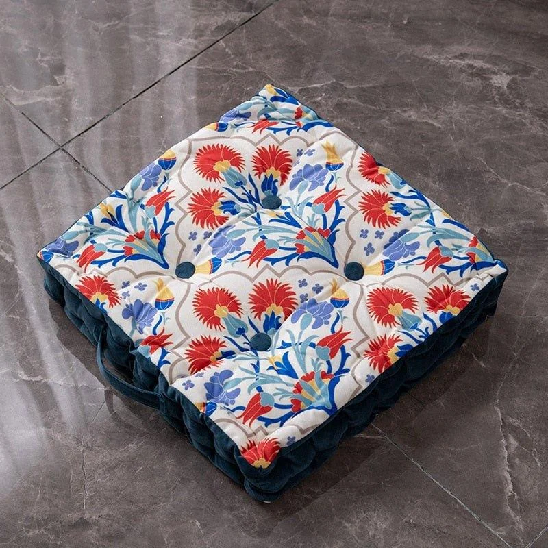Dutch_Velvet_Square_Seat_Cushion_-_-_tag1_-4206153 Dutch Velvet Square Seat Cushion - - #tag1#