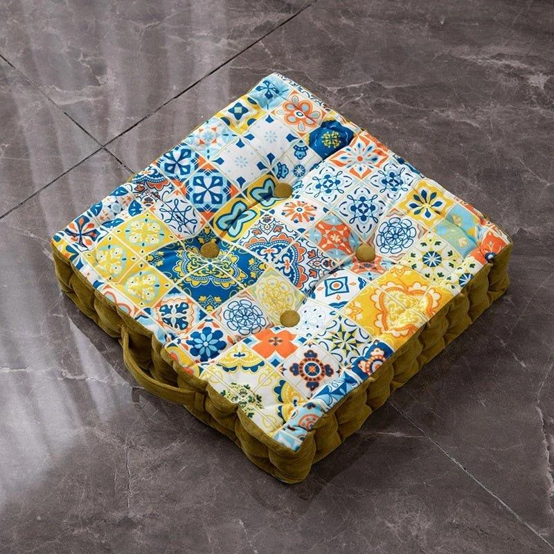 Dutch_Velvet_Square_Seat_Cushion_-_-_tag1_-4206166 Dutch Velvet Square Seat Cushion - - #tag1#