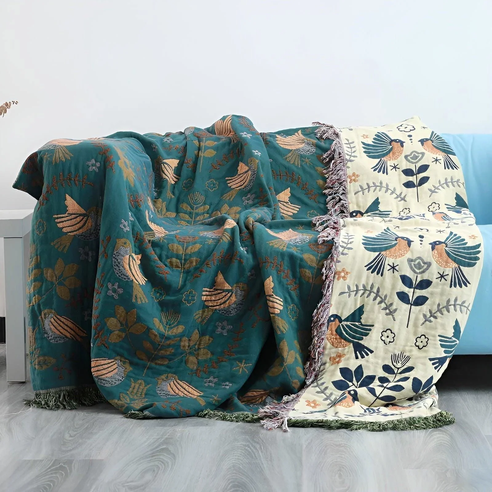 Duvet_cover_-_Boho_-_Floral_Embroidery_-_Warm_blanket_-_-_tag1_-4206435 Duvet cover - Boho - Floral Embroidery - Warm blanket - - #tag1#
