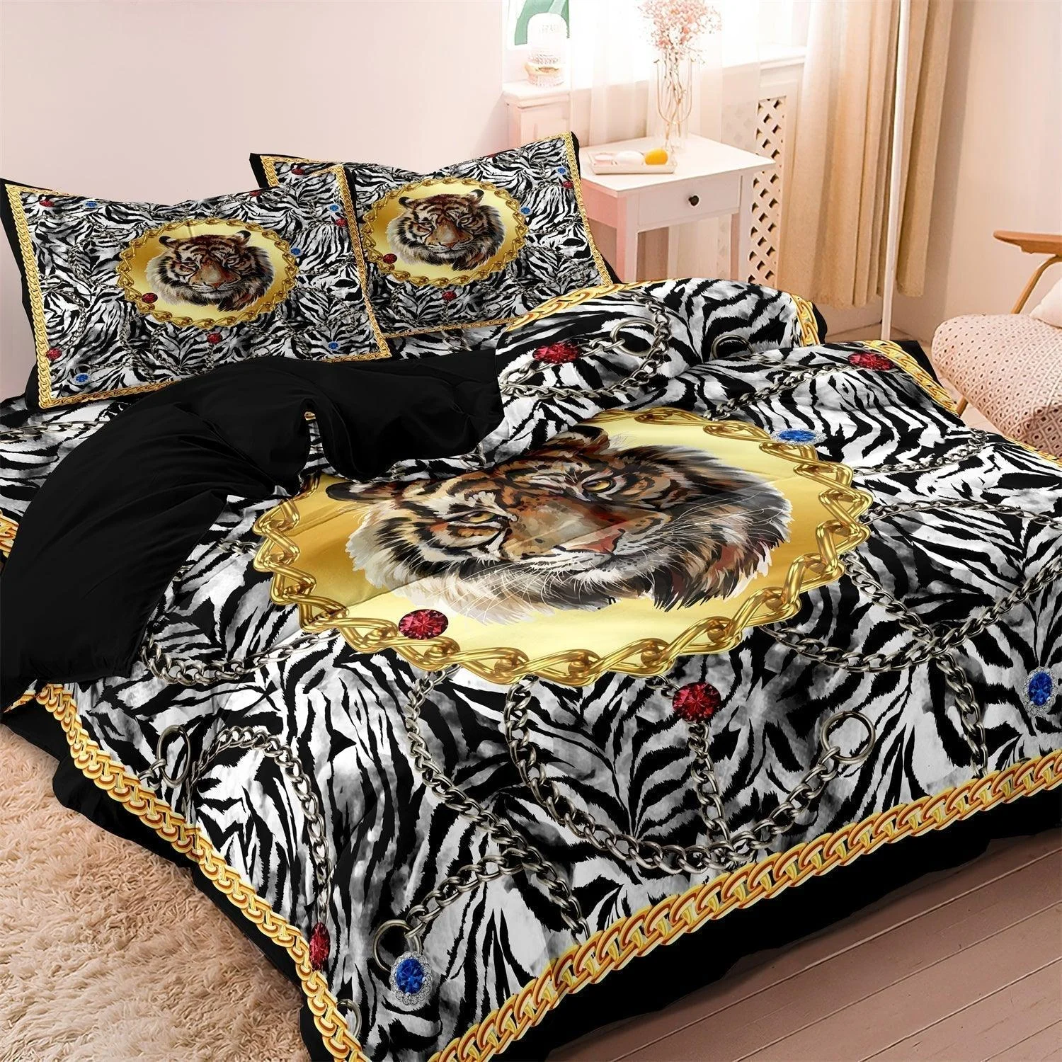 Duvet_cover_-_TigerDream_-_Children_s_beds_-_Tiger_print_-_-_tag1_-4206636 Duvet cover - TigerDream - Children's beds - Tiger print - - #tag1#