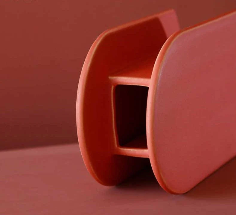Earthy_Geometric_Pink_Ceramic_Vase_-_-4180761 Earthy Geometric Pink Ceramic Vase -