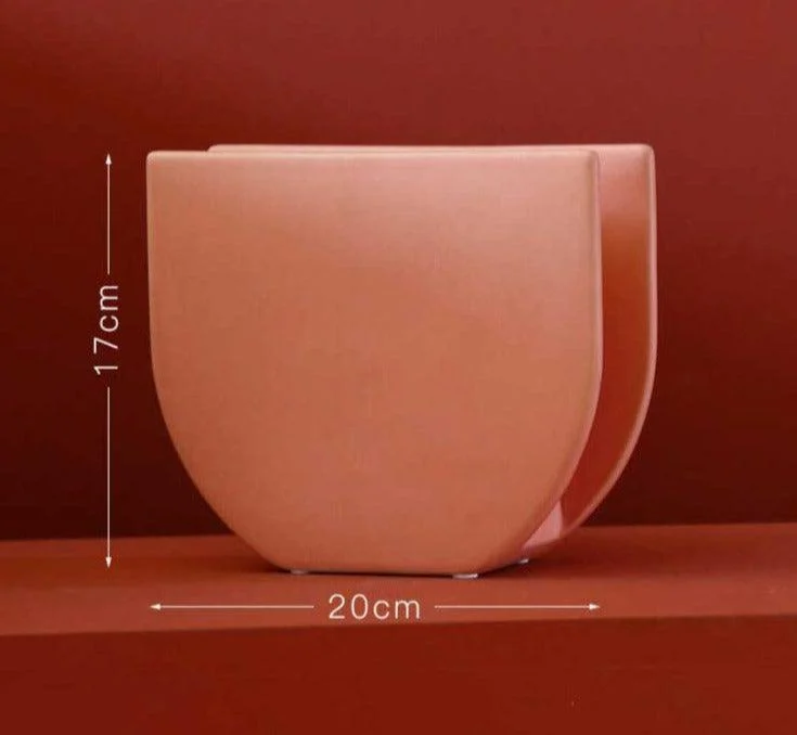Earthy_Geometric_Pink_Ceramic_Vase_-_-4180765 Earthy Geometric Pink Ceramic Vase -