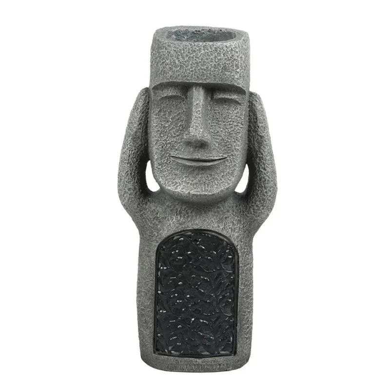 Easter_Island_Statue_Flower_Pot_-_LED_Lighting_-_For_Outside_-_Garden_Decoration_-_-_tag1_-4207371 Easter Island Statue Flower Pot - LED Lighting - For Outside - Garden Decoration - - #tag1#