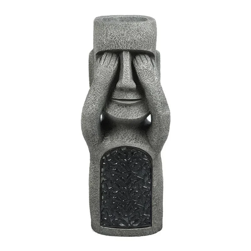 Easter_Island_Statue_Flower_Pot_-_LED_Lighting_-_For_Outside_-_Garden_Decoration_-_-_tag1_-4207377 Easter Island Statue Flower Pot - LED Lighting - For Outside - Garden Decoration - - #tag1#