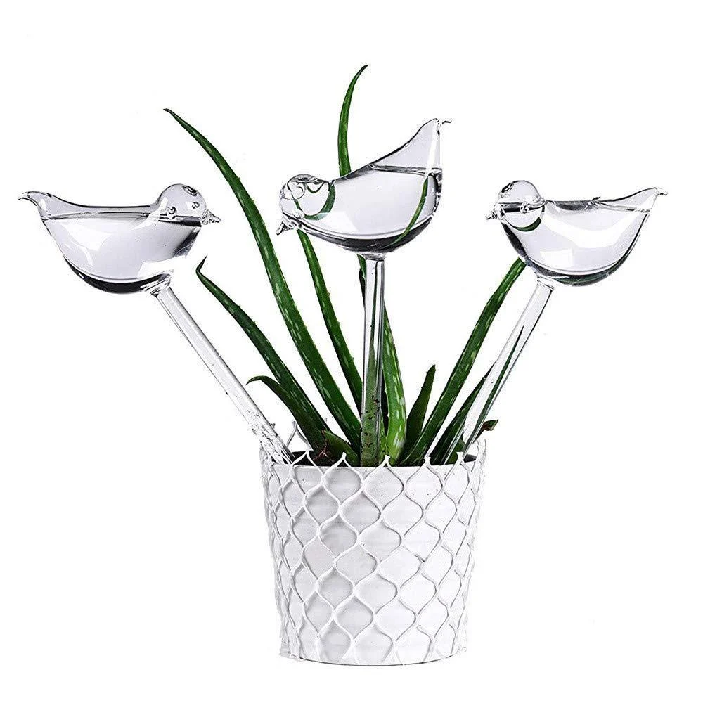 Easy Hydration Plant Watering Glass Bird -