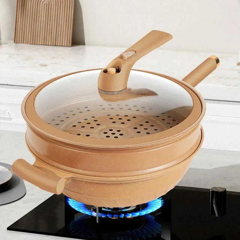 Eco Cuisine - Premium Wok for all heat sources - - #tag1#