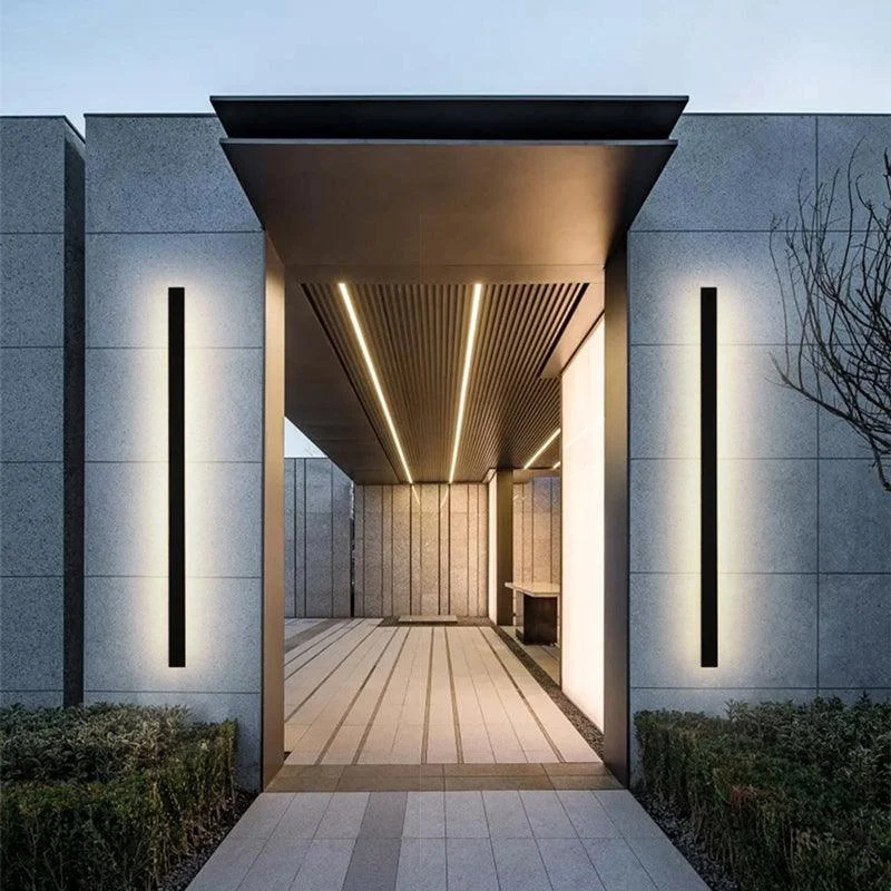 EdgeLux – Black LED Wall Lamps for Garden and Hall -  - #tag1#