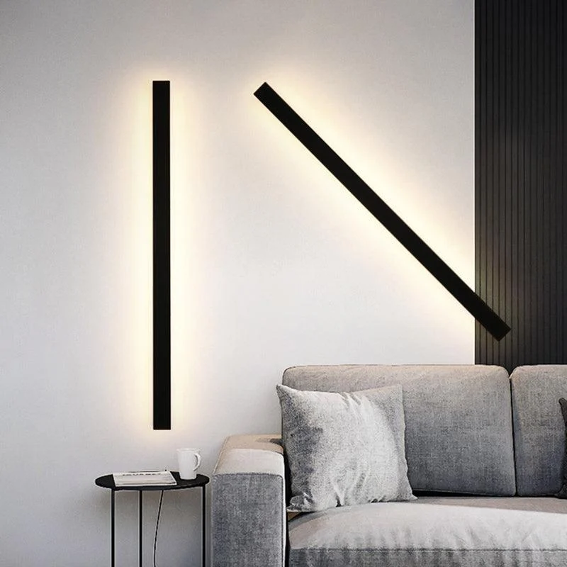 EdgeLux – Black LED Wall Lamps for Garden and Hall -  - #tag1#