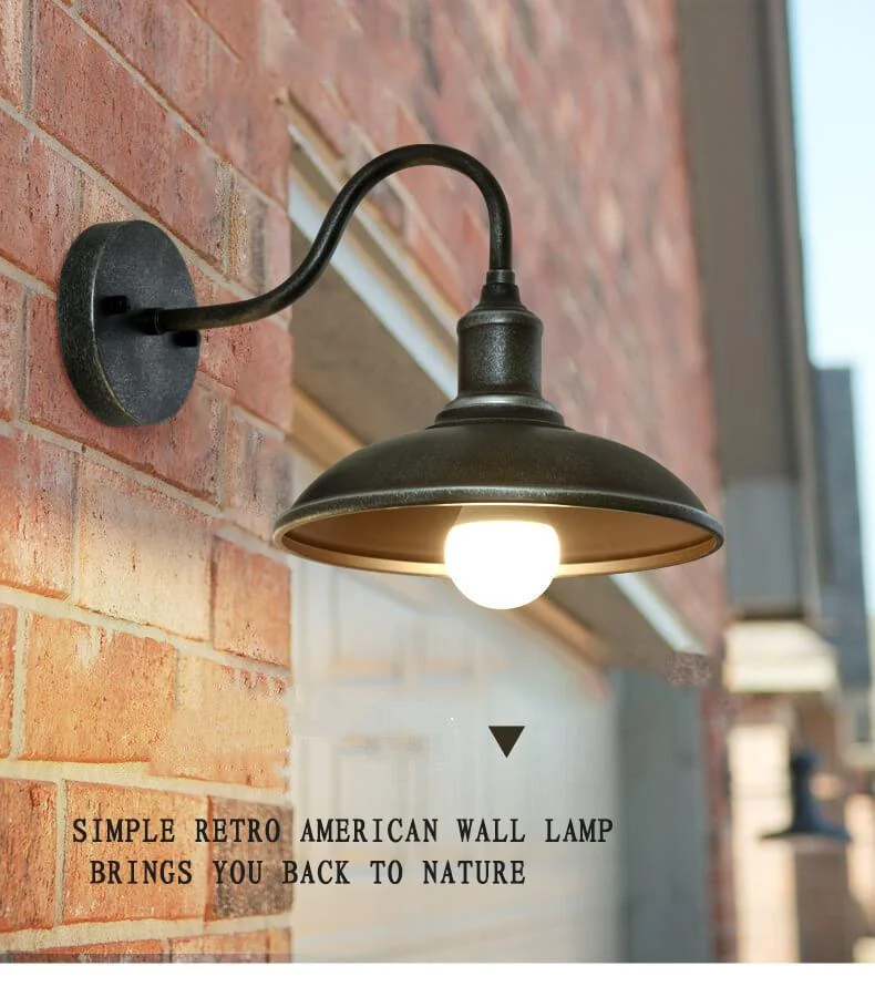 EisenGlow_-_Retro_outdoor_wall_lamp_with_1_iron_dome_light_-_-_tag1_-4198469 EisenGlow - Retro outdoor wall lamp with 1 iron dome light - - #tag1#