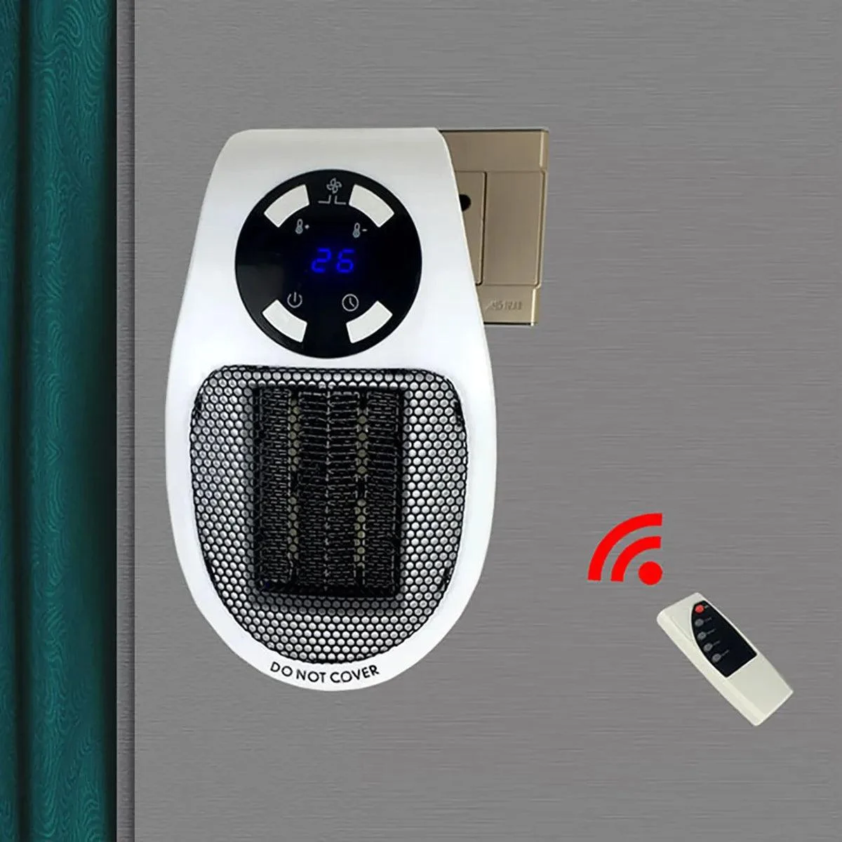Electric_Portable_Space_Fan_Heater_With_Remote_Control_-_-_tag1_-4210860 Electric Portable Space Fan Heater With Remote Control - - #tag1#
