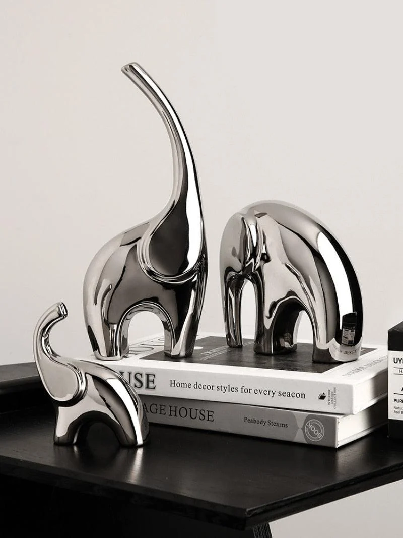 Electroplating_Silver_and_Gold_Elephant_Sculputure_-_-4181748 Electroplating Silver and Gold Elephant Sculputure -