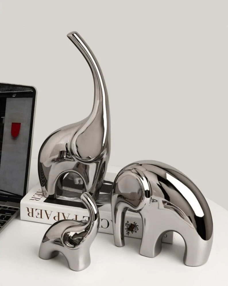Electroplating_Silver_and_Gold_Elephant_Sculputure_-_-4181753 Electroplating Silver and Gold Elephant Sculputure -