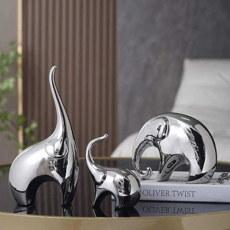Electroplating_Silver_and_Gold_Elephant_Sculputure_-_-4181788 Electroplating Silver and Gold Elephant Sculputure -