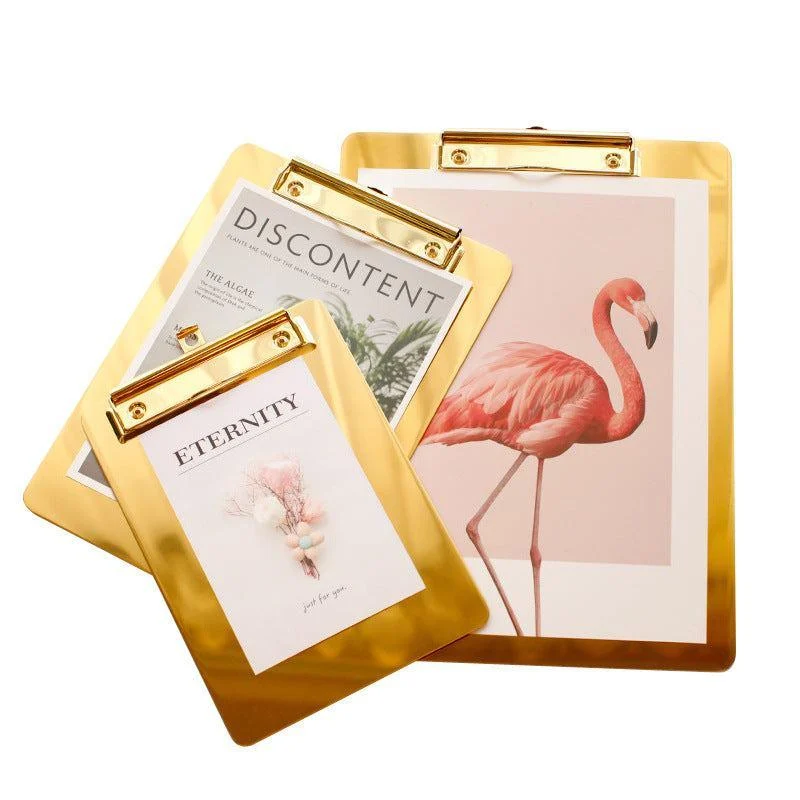 Elegance_Stylish_Golden_Clip_Boards_-_-_tag1_-4211750 Elegance Stylish Golden Clip Boards - - #tag1#