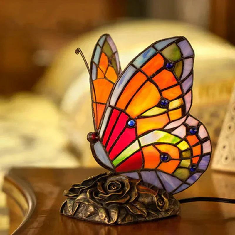 ElegantLight_-_elegant_table_lamp_with_butterfly_shade_and_rose_base_-_-_tag1_-4200125 ElegantLight - elegant table lamp with butterfly shade and rose base - - #tag1#