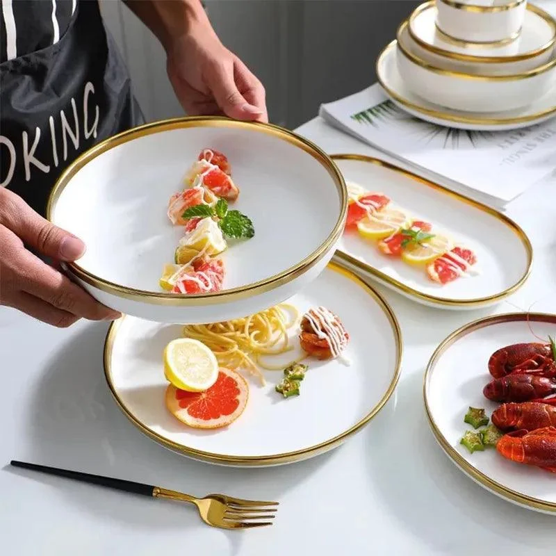 Elegant_Ceramic_Plates_Set_-_-4181968 Elegant Ceramic Plates Set -