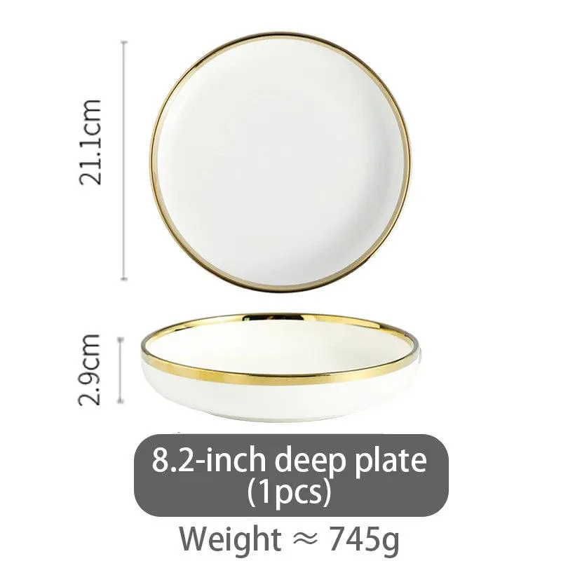 Elegant_Ceramic_Plates_Set_-_-4181993 Elegant Ceramic Plates Set -