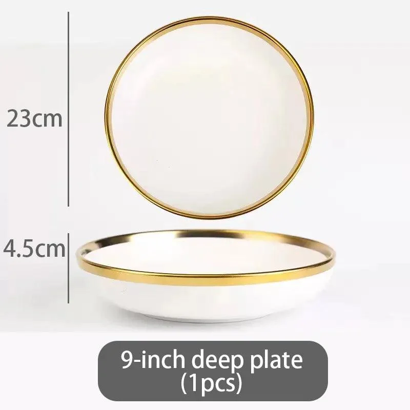 Elegant_Ceramic_Plates_Set_-_-4182002 Elegant Ceramic Plates Set -