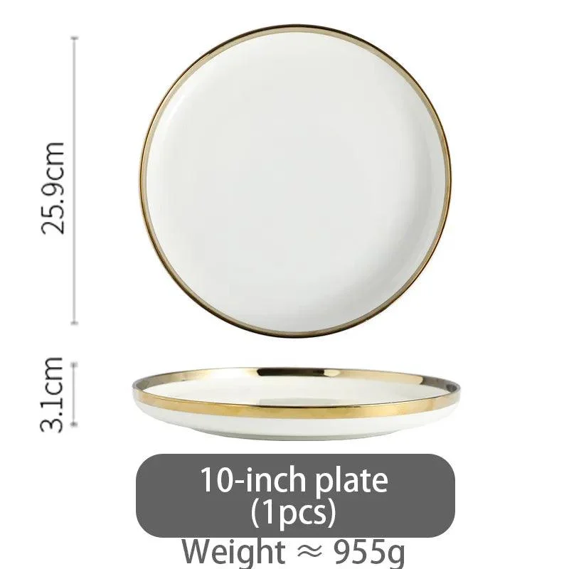 Elegant_Ceramic_Plates_Set_-_-4182007 Elegant Ceramic Plates Set -