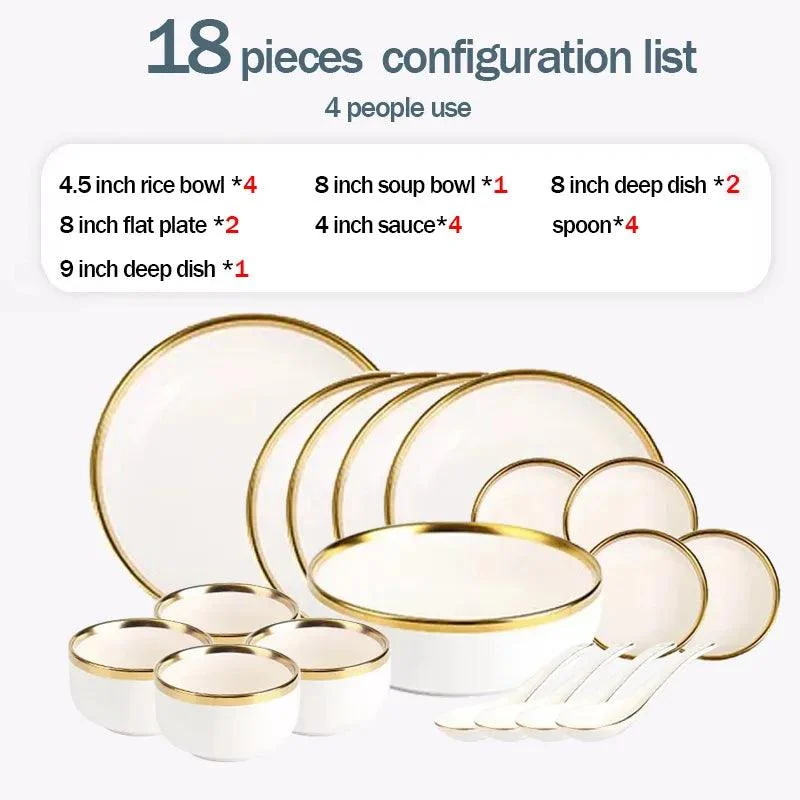 Elegant_Ceramic_Plates_Set_-_-4182017 Elegant Ceramic Plates Set -