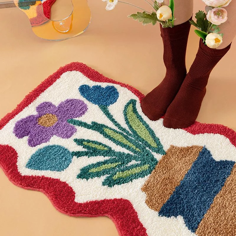 Elegant_Droop_Flower_Bath_Mat_-_-_tag1_-4199280 Elegant Droop Flower Bath Mat - - #tag1#