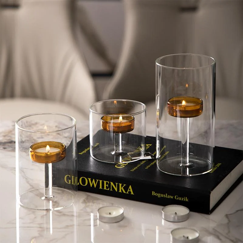 Elegant_Glass_Candle_Holder_Set_-_-_tag1_-4199398 Elegant Glass Candle Holder Set - - #tag1#