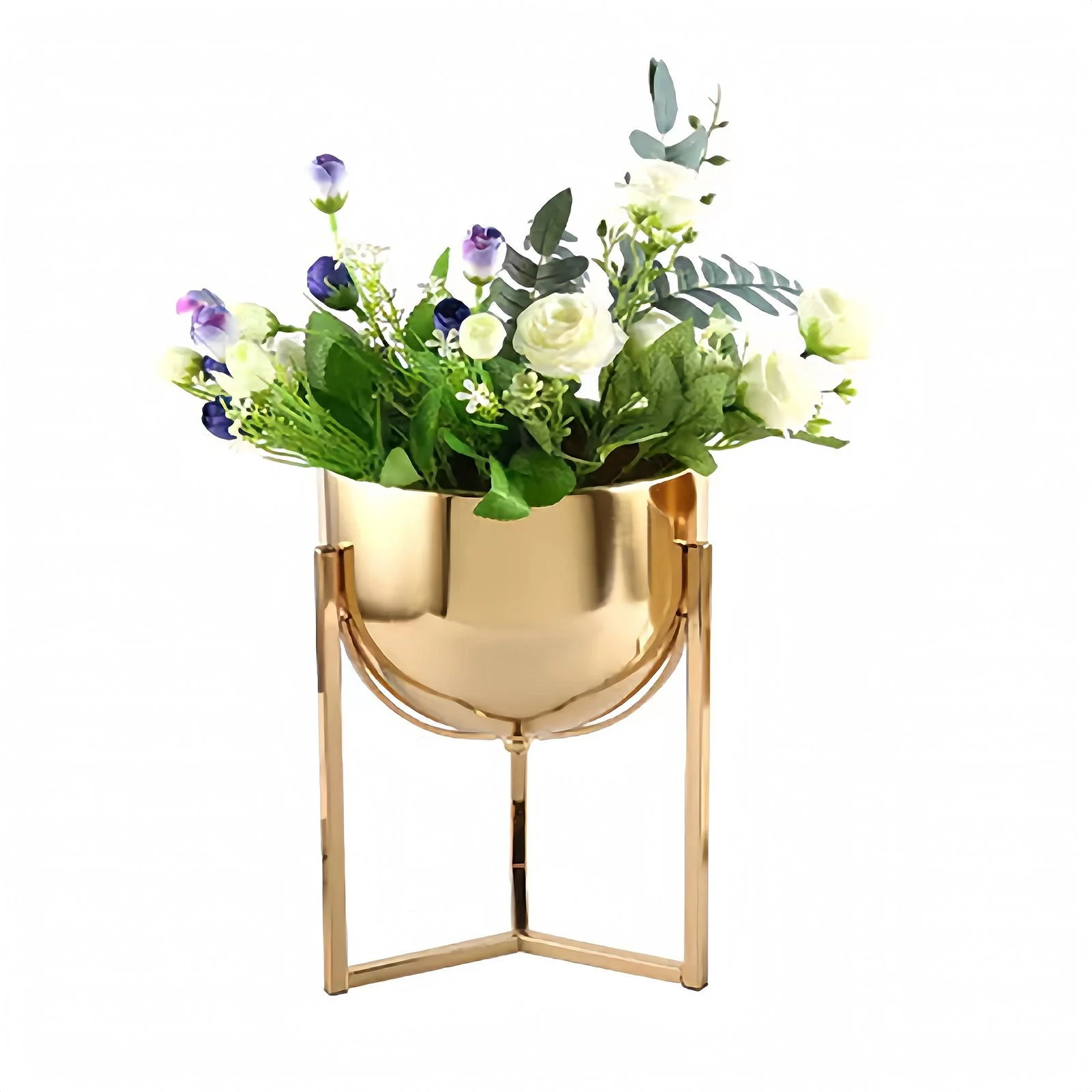 Elegant_Golden_Metal_Flower_Stand_for_Creative_Home_Decor_and_Organization_-_-_tag1_-4212373 Elegant Golden Metal Flower Stand for Creative Home Decor and Organization - - #tag1#